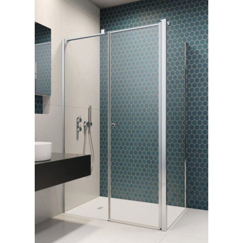 Radaway Eos KDS II szögletes zuhanykabin /nyílóajtó+oldalfal