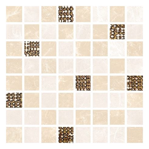 LOVE MARBLE MOSAIC CREAM/BEIGE SHINE 
