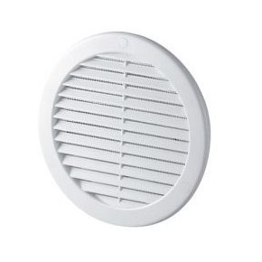   Awenta TRU18K kerek fali rács, 150-es rövid csőcsonkkal, rovarhálóval