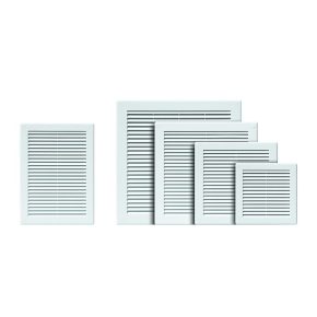   Awenta TRU24 négyszögletes fali rács, rovarhálóval 200X300