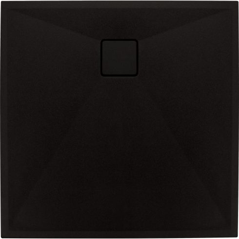 Deante CorreoSzögletes zuhanytálca 90 cm fekete
