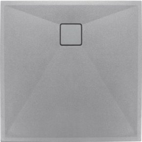 Deante CorreoSzögletes zuhanytálca 90 cm szürke metál