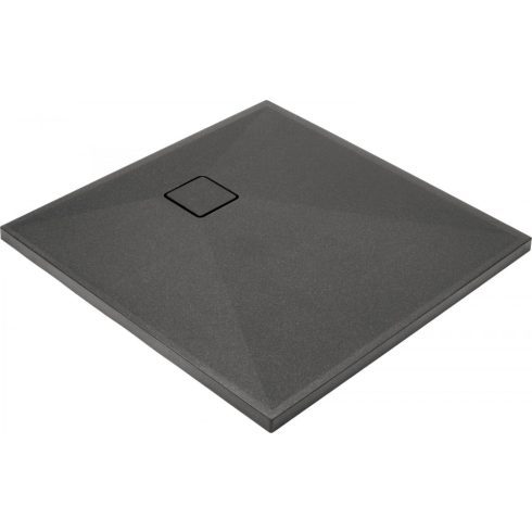 Deante Correo Szögletes zuhanytálca 90 cm antracit/titanium