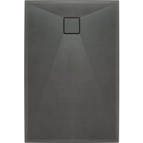   Deante CorreoTéglalap alakú zuhanytálca 100 x 80 cm antracit/titanium