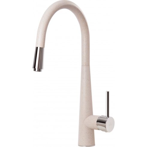 Deante Aster mosogató csaptelep-kihúzható kifolyó_homok-gránit