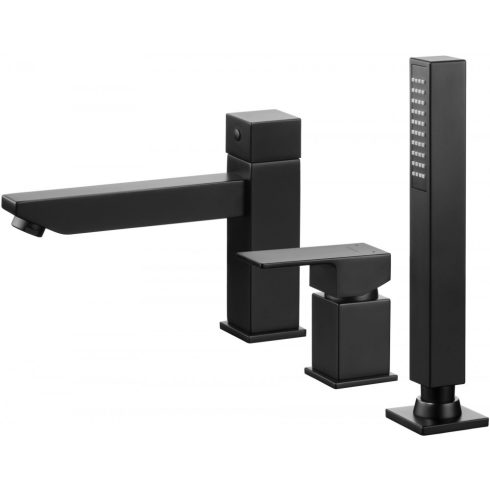 Deante Anemon Bis FEKETE kádperemre szerelhető csaptelep