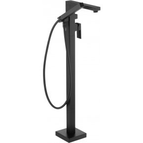   Deante Anemon Bis FEKETE Szabadonálló kádtöltő csaptelep zuhanyszettel