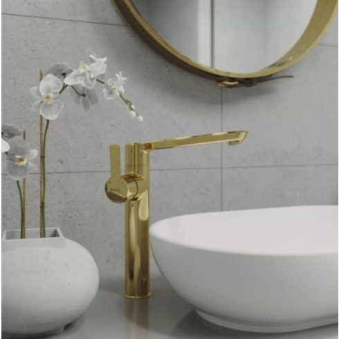 Deante Arnika Gold Magasított Mosdó csaptelep