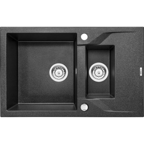 Deante Andante 1,5 medencés mosogató+rövid csepegtető-GRAFIT