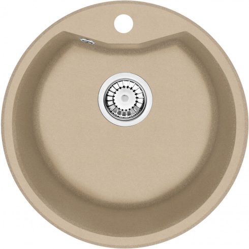 Deante Solis 1 medencés kerek mosogató-HOMOK