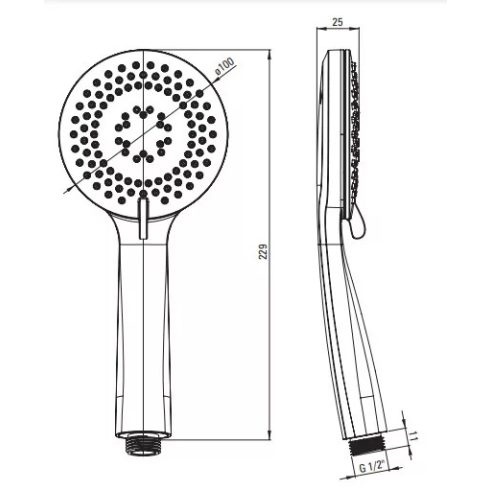 Deante Arnika Gold Kézi zuhany