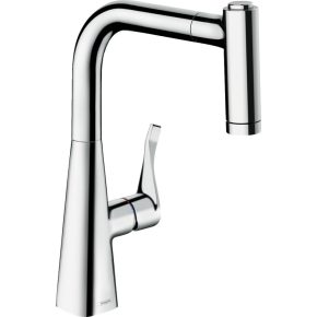   Hansgrohe Metris M71 Egykaros Konyhai csaptelep 230. kihúzható zuhanyfejjel