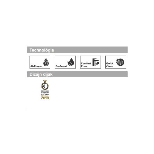 Hansgrohe Metropol Egykaros mosdócsaptelep 260 loop fogantyúval, mosdótálakhoz, push-open lefolyógarnitúrával