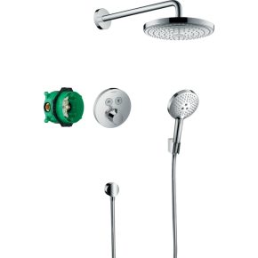   Hansgrohe Raindance Select S Falsík alatti zuhanyrendszer ShowerSelect S termosztáttal