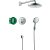 Hansgrohe Raindance Select S Falsík alatti zuhanyrendszer ShowerSelect S termosztáttal