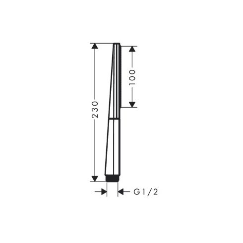 Hansgrohe Rainfinity Keskeny kézizuhany 100 1jet