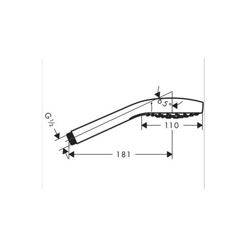 Hansgrohe Croma S Kézizuhany 1jet