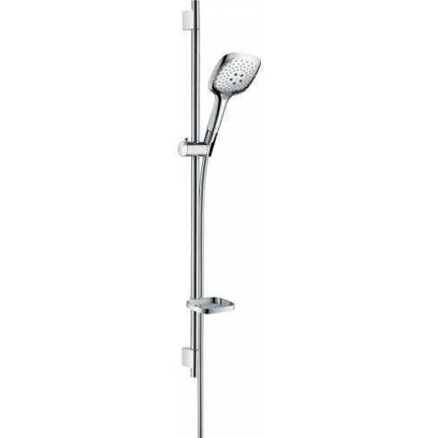 Hansgrohe Raindance Select E Zuhanyszett 150 3jet 90 cm-es zuhanyrúddal és szappantartóval