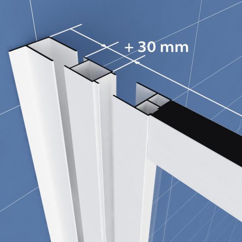 Kolpa SQ LINE TV4D/S zuhanyajtó