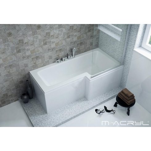 M acryl Linea Aszimmetrikus akril kád