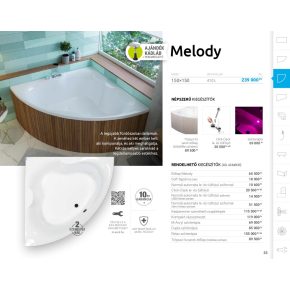 M acryl Melody Akril sarokkád