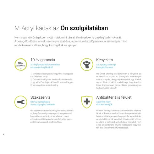 M acryl Flexa Méretre vágható akrilkád