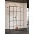 Radaway Modo New Black I Factory Walk-in fekete zuhanyfal