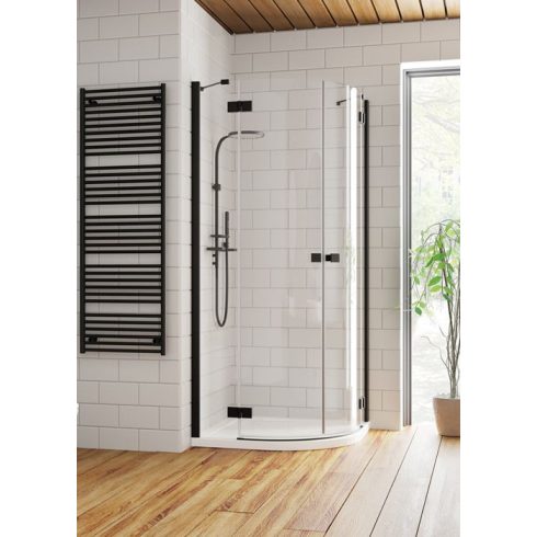 Radaway Essenza New PDD Black íves zuhanykabin