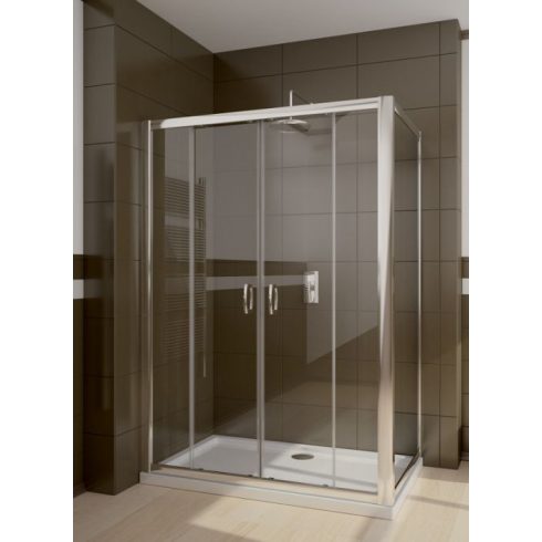 Radaway Premium Plus DWD+S szögletes zuhanykabin / Tolóajtó + oldalfal