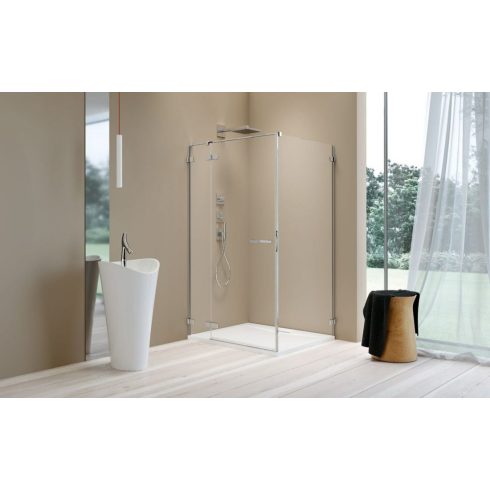 Radaway Arta KDJ II szögletes zuhanykabin / Nyílóajtó + oldalfal