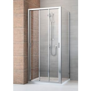   Radaway EVO DW+S szögletes zuhanykabin / Tolóajtó + oldalfal