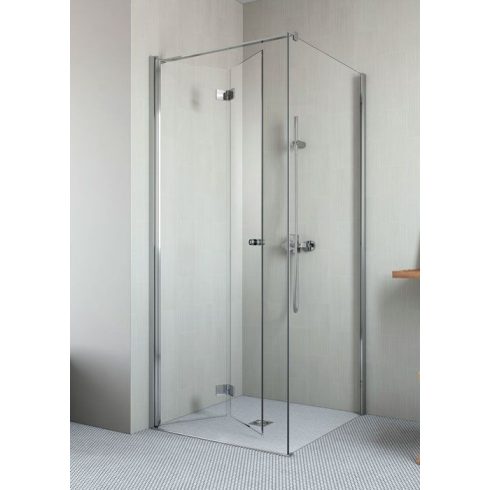 Radaway Essenza New KDJ-B szögletes zuhanykabin / Nyílóajtó + oldalfal