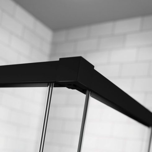 Radaway Idea Black KDD szögletes fekete zuhanykabin