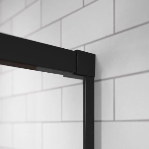 Radaway Idea Black KDD szögletes fekete zuhanykabin