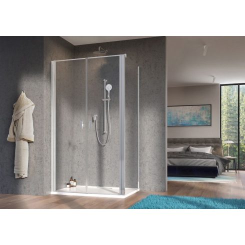 Radaway Nes DWD+S szögletes zuhanykabin / Zuhanyajtó + oldalfal
