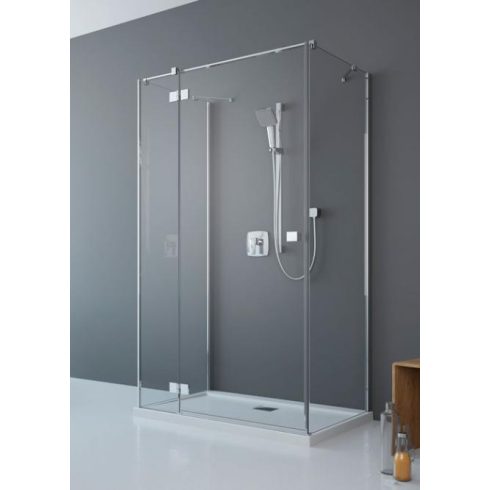 Radaway Essenza New KDJ+S szögletes zuhanykabin / Nyílóajtó + oldalfal