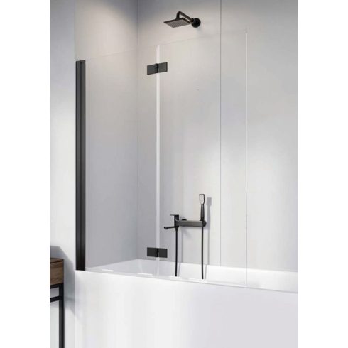 Radaway Nes Black PND I fekete kádparaván