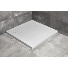   Radaway Teos C szögletes lapos zuhanytálca /Fekete, antracit, cementó színbekben