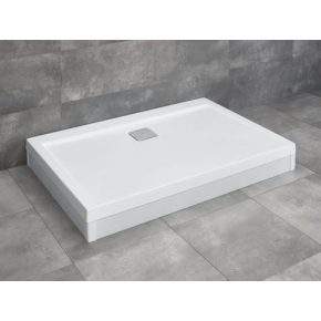 Radaway Argos D szögletes zuhanytálca lábbal /Előlappal