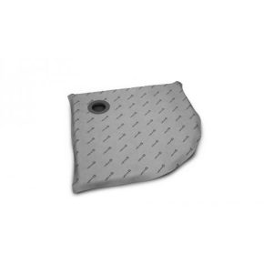   Radaway Negyedköríves burkolható zuhanytálca padlóösszefolyóval