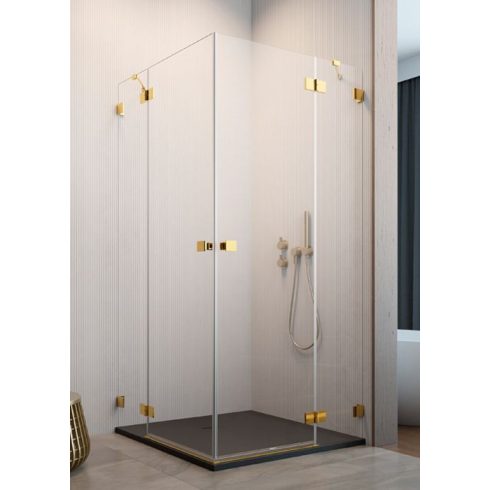 Radaway Essenza Pro Gold KDD szögletes zuhanykabin