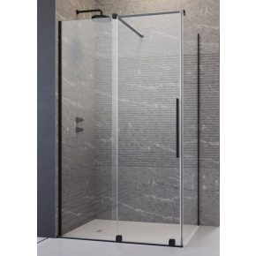 Radaway Furo Black KDJ Szögletes Zuhanykabin
