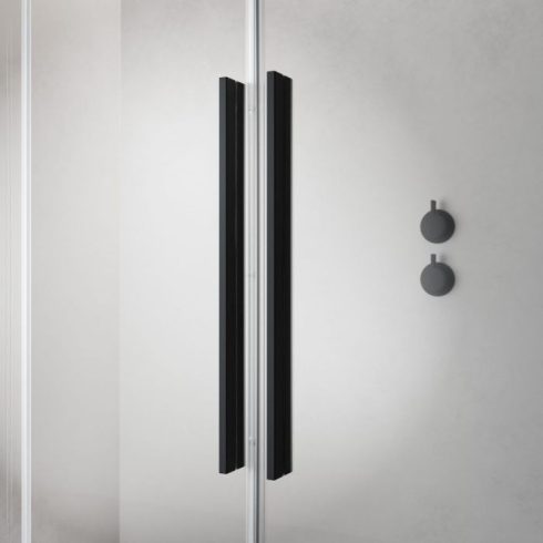 Radaway Furo Black KDJ Szögletes Zuhanykabin