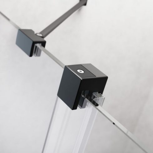 Radaway Furo Black KDJ Szögletes Zuhanykabin