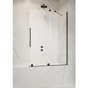 Radaway Furo Black PND II Fekete kádparaván