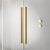 Radaway Furo Gold PND II Arany kádparaván