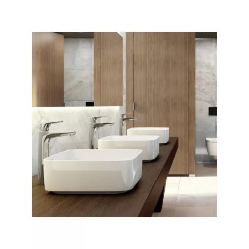 Roca Inspira Square kerámia pultra ültethető szögletes mosdó