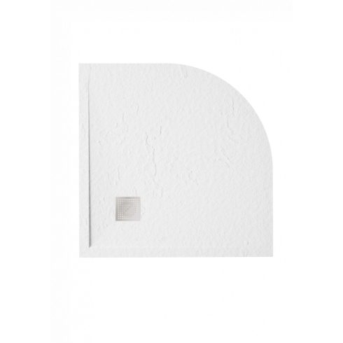 Zenon Angular Slate zuhanytálca íves 70x70