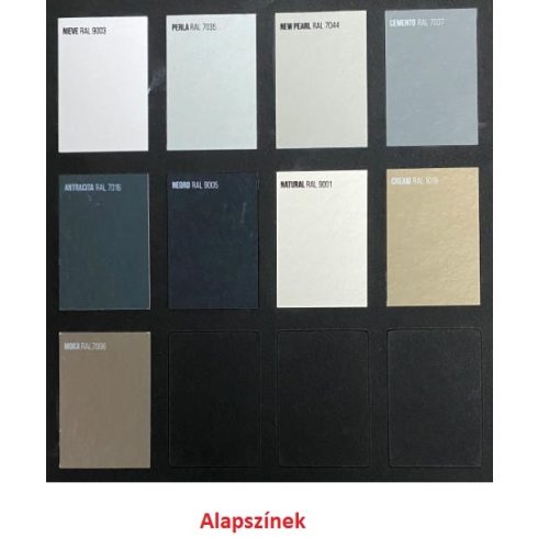 Zenon Angular Slate zuhanytálca íves 70x70